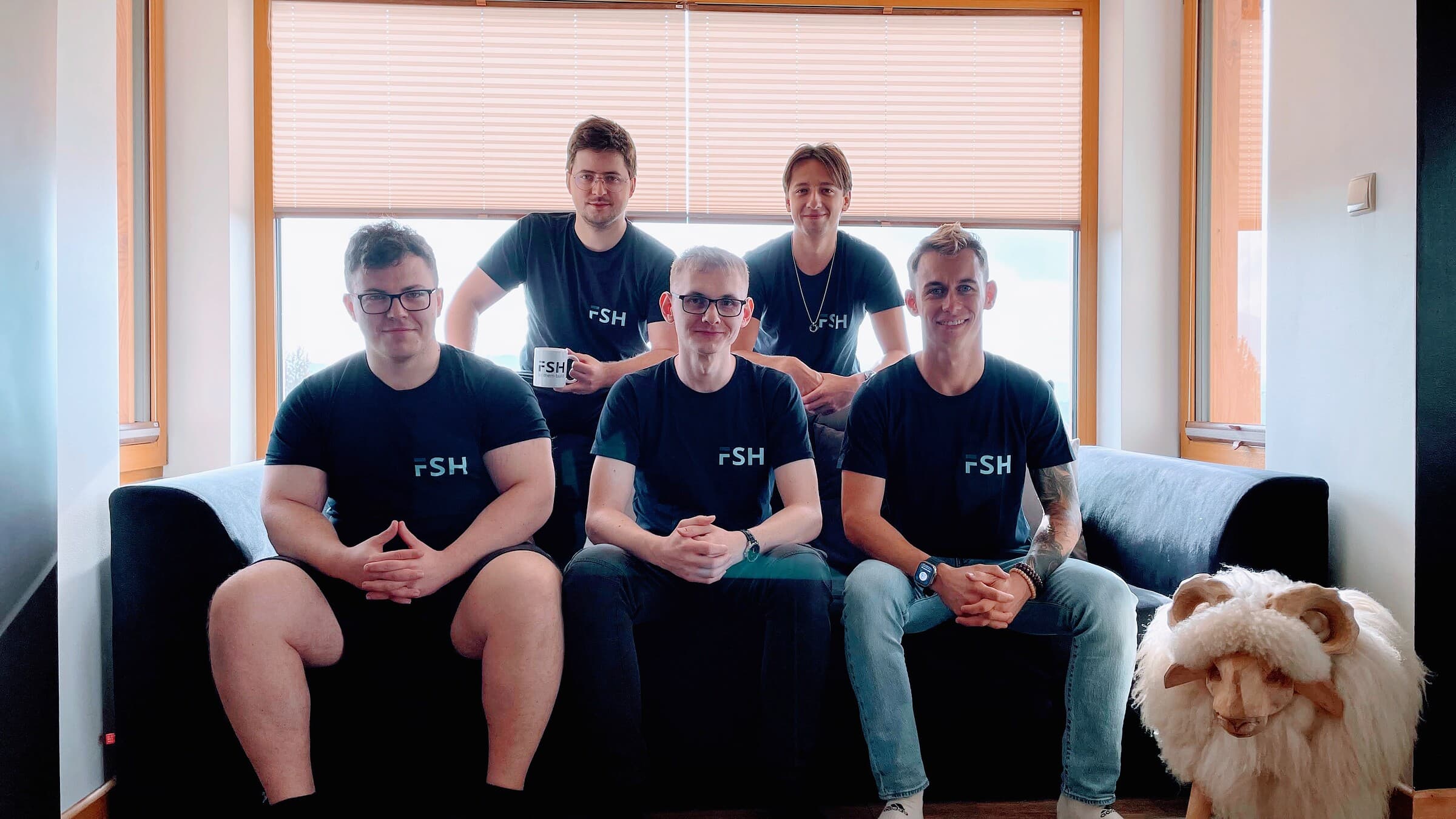 The Full Stack House team together at an offsite