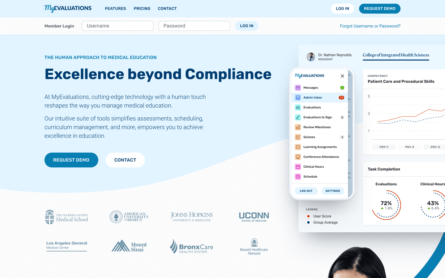 MyEvaluations — Medical-training SaaS modernized without a rewrite